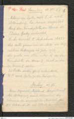 Seite 3, Tagebuch "Willendorf | Grabung 1927" (NHMW-PRAE-BBB-37)